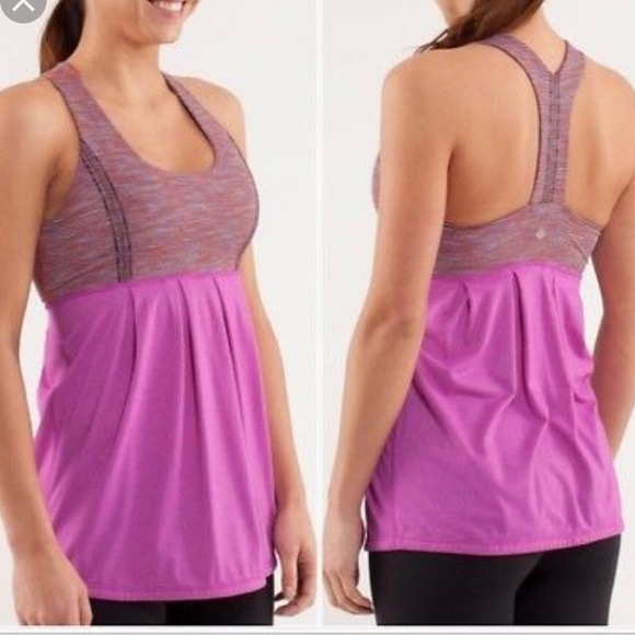Lululemon sz 4 tank in purple! - Picture 2 of 5